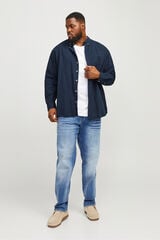 Jack & Jones PLUS Camisa PLUS de regular fit azul