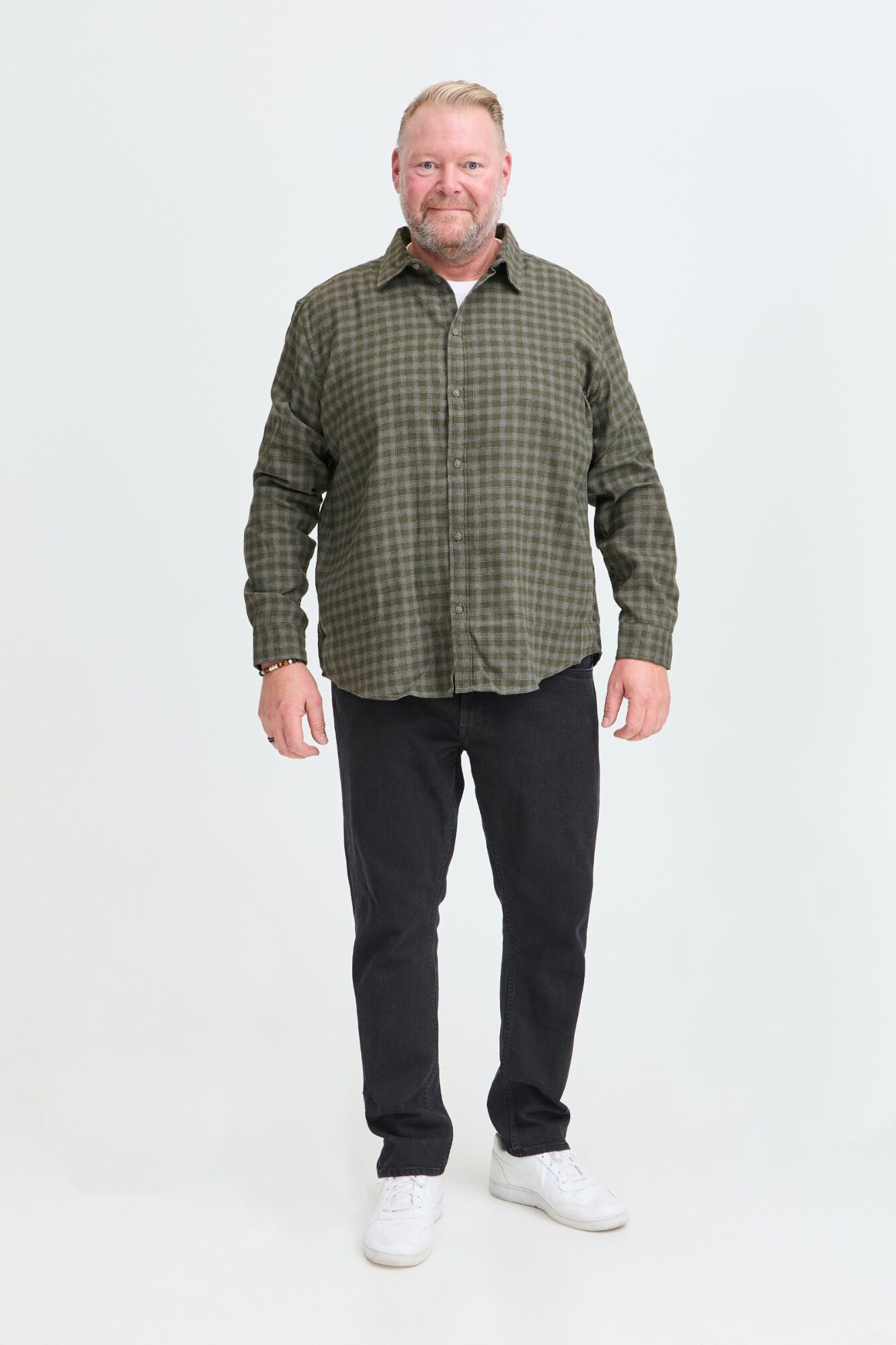 Blend PLUS Camisa de manga comprida Plus