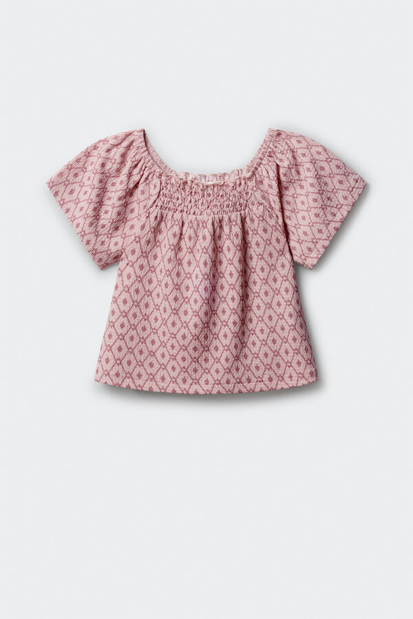 Springfield Kids Blusa ikat para menina rosa