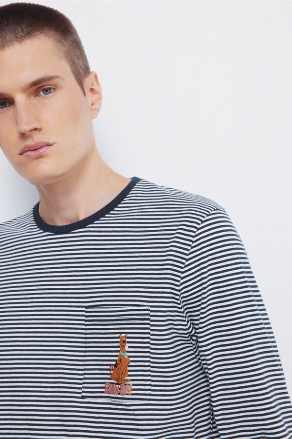 Springfield Pijama comprido do Scooby Doo azul