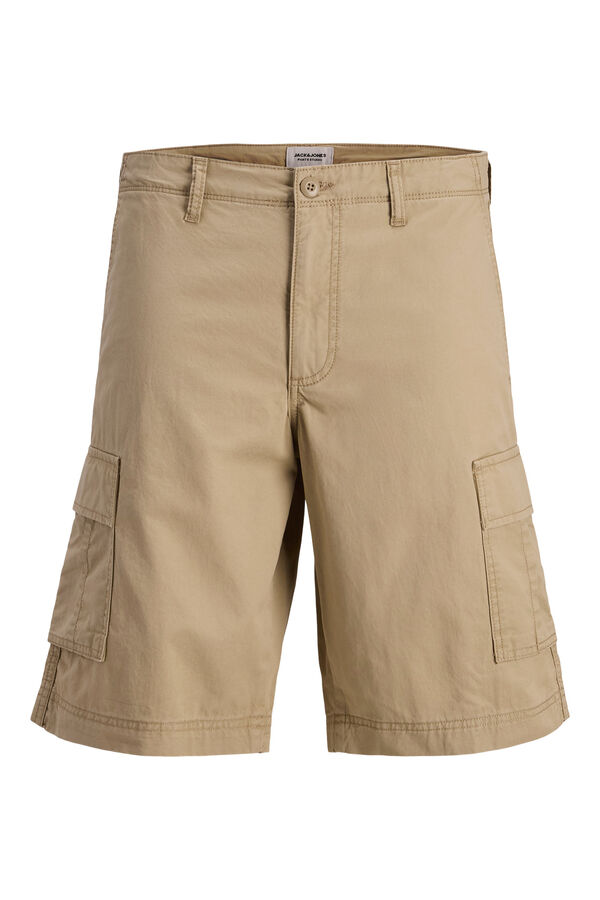 Jack & Jones Bermuda cargo relaxed castanho