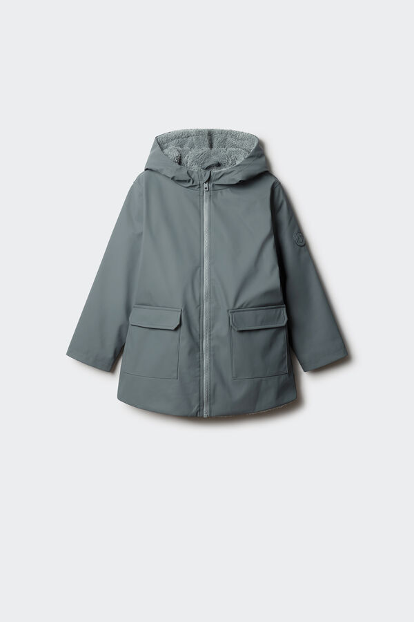 Springfield Kids Parka amarelo pastel para criança azul