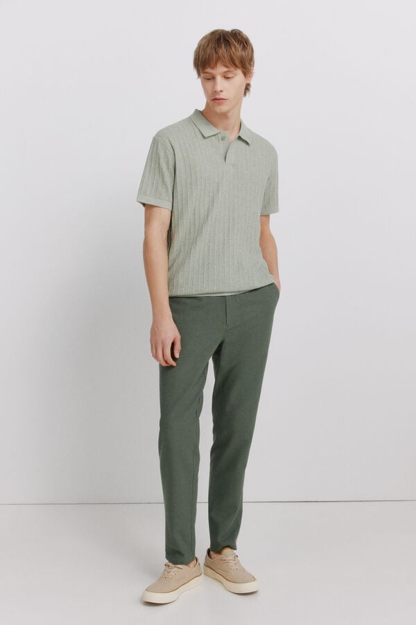 Springfield Polo b&aacute;sico com estrutura verde