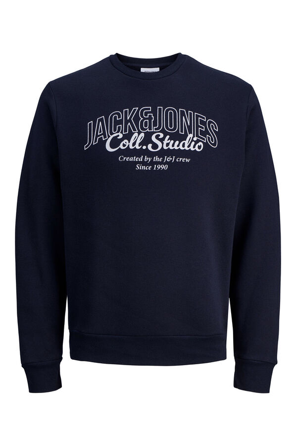 Jack & Jones Sweatshirt básico com logo  azul