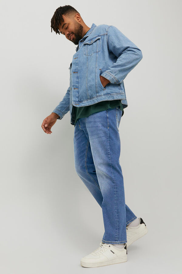Springfield PLUS Glenn slim fit jeans bluish