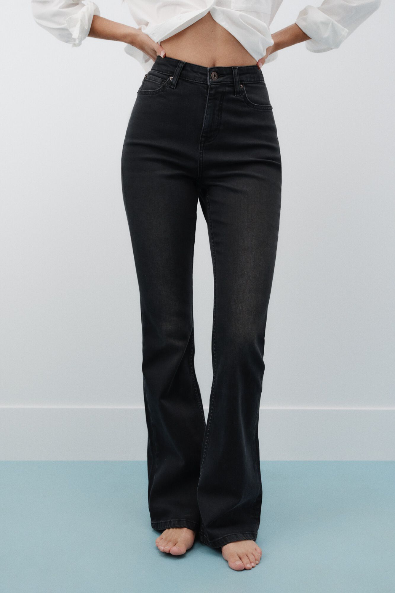 Springfield Jeans bootcut tiro alto