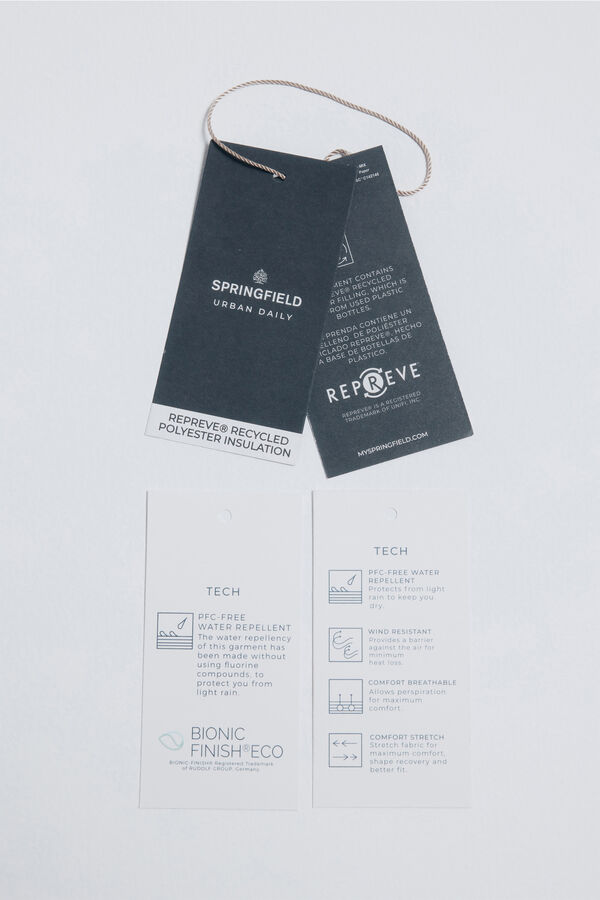 Springfield Casaco técnica acolchoada cru