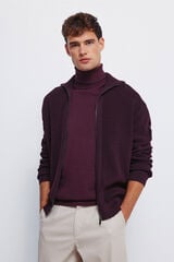 Springfield Cardigan com casaco de malha estampado