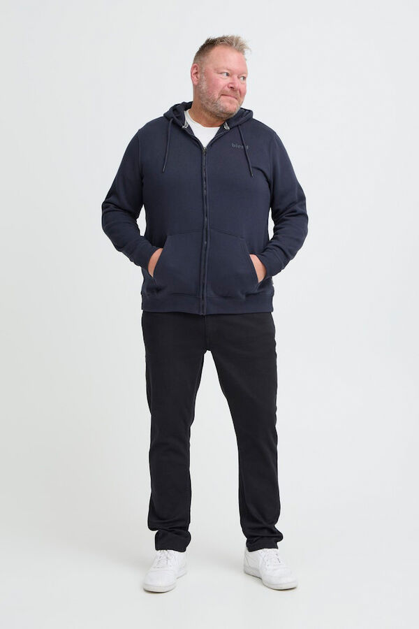 Blend PLUS Sweatshirt com capuz azul