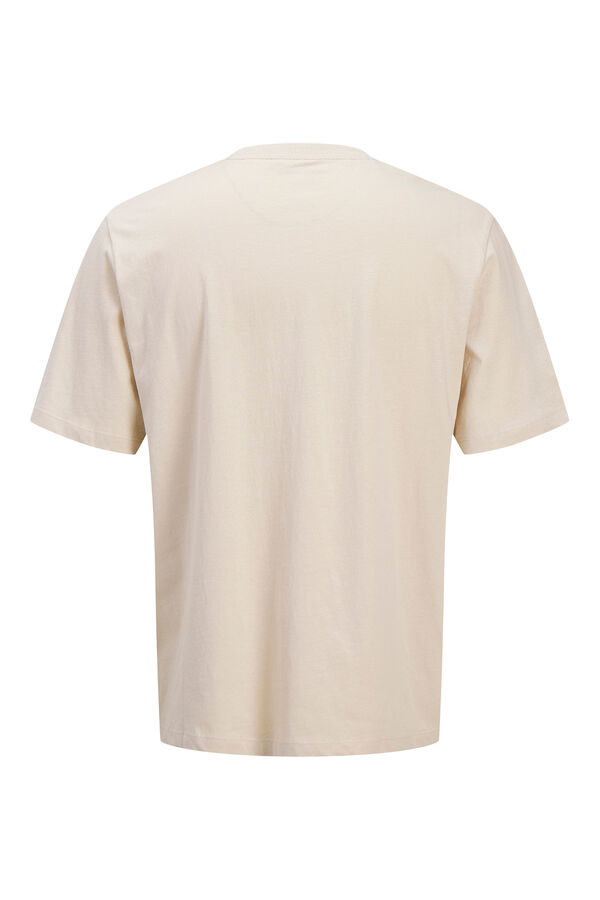Jack & Jones camiseta de manga curta de arquivo bege