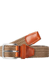 Jack & Jones Cinto entrançado elástico  cru