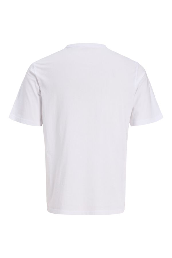 Jack & Jones T-shirt de manga curta com logo branco