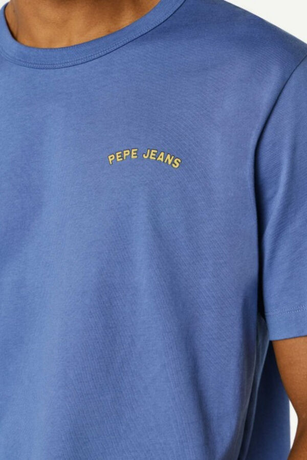 Pepe Jeans Camisa manga corta en punto azul