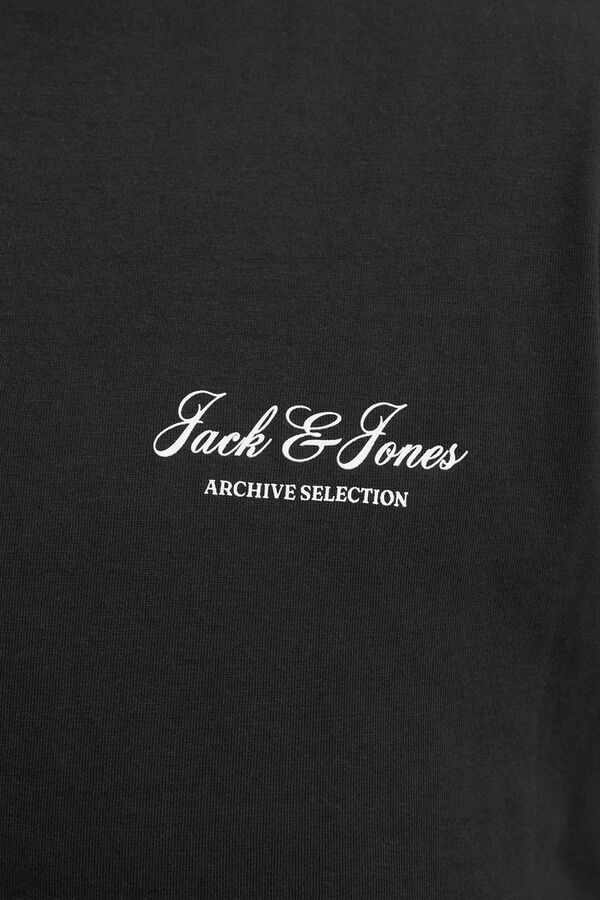 Jack & Jones PLUS T-shirt de manga curta com logo preto