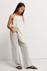 Springfield Kids Jeans culotte para menina cinzento