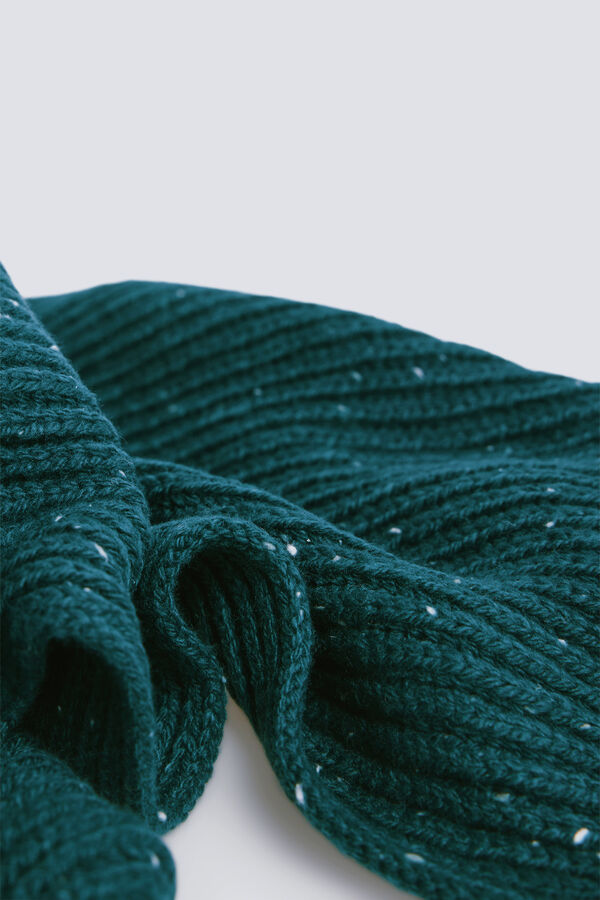 Springfield Cachecol canelado Neps verde