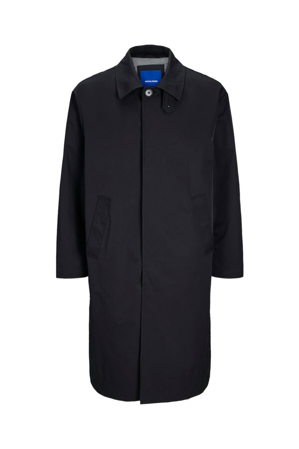 Jack & Jones Trench coat clássica preto