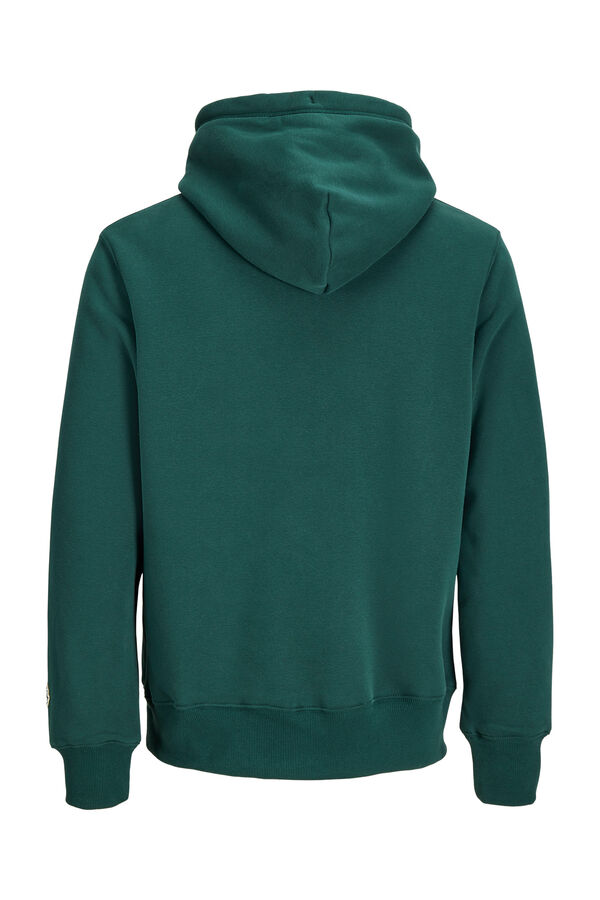 Jack & Jones Sweatshirt relaxed com capuz verde