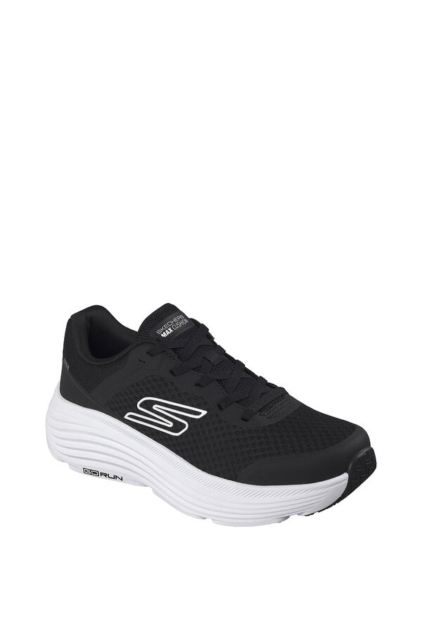 Skechers T&ecirc;nis com amortecimento m&aacute;ximo preto