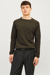 Jack & Jones Camisola de malha b&aacute;sica verde
