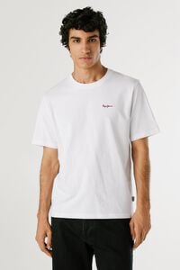 Pepe Jeans Camiseta Regular Fit com Logotipo Bordado