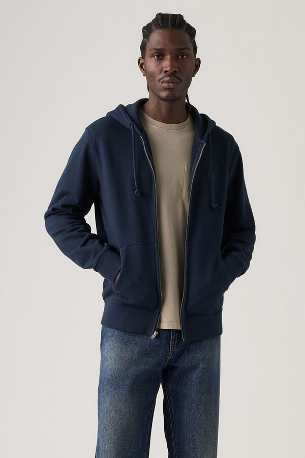 Levi's Sweatshirt com capuz azul
