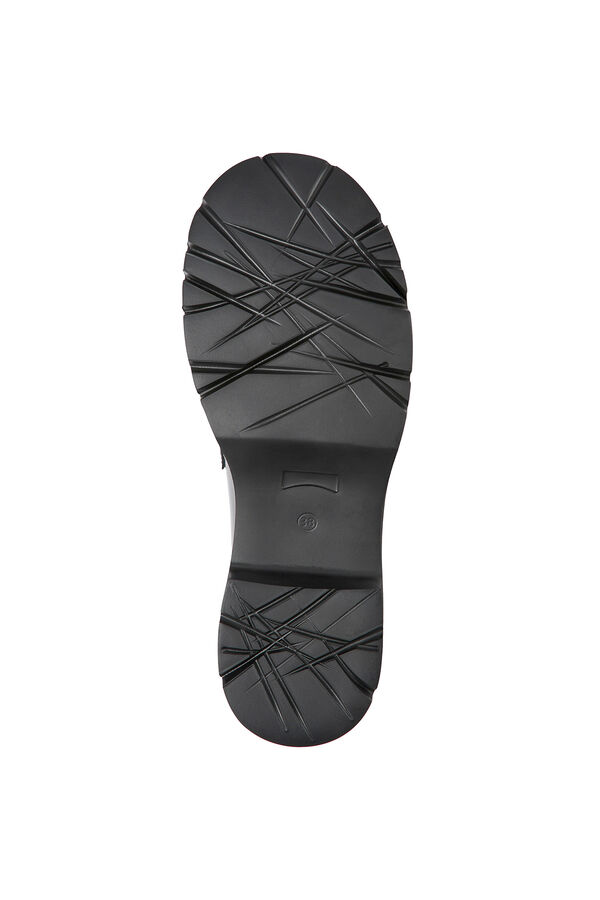 Camper Mocasines de piel para mujer con suelas de EVA. negro