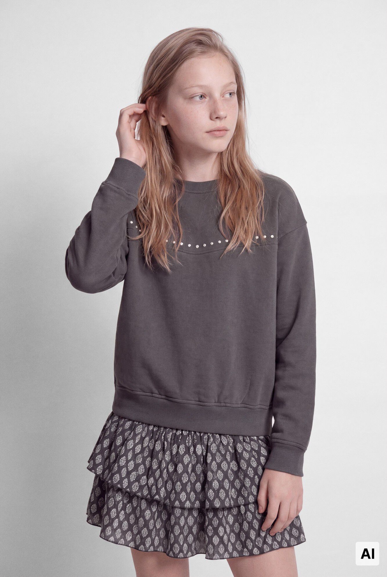 Springfield Kids Sweatshirt asas tachas menina