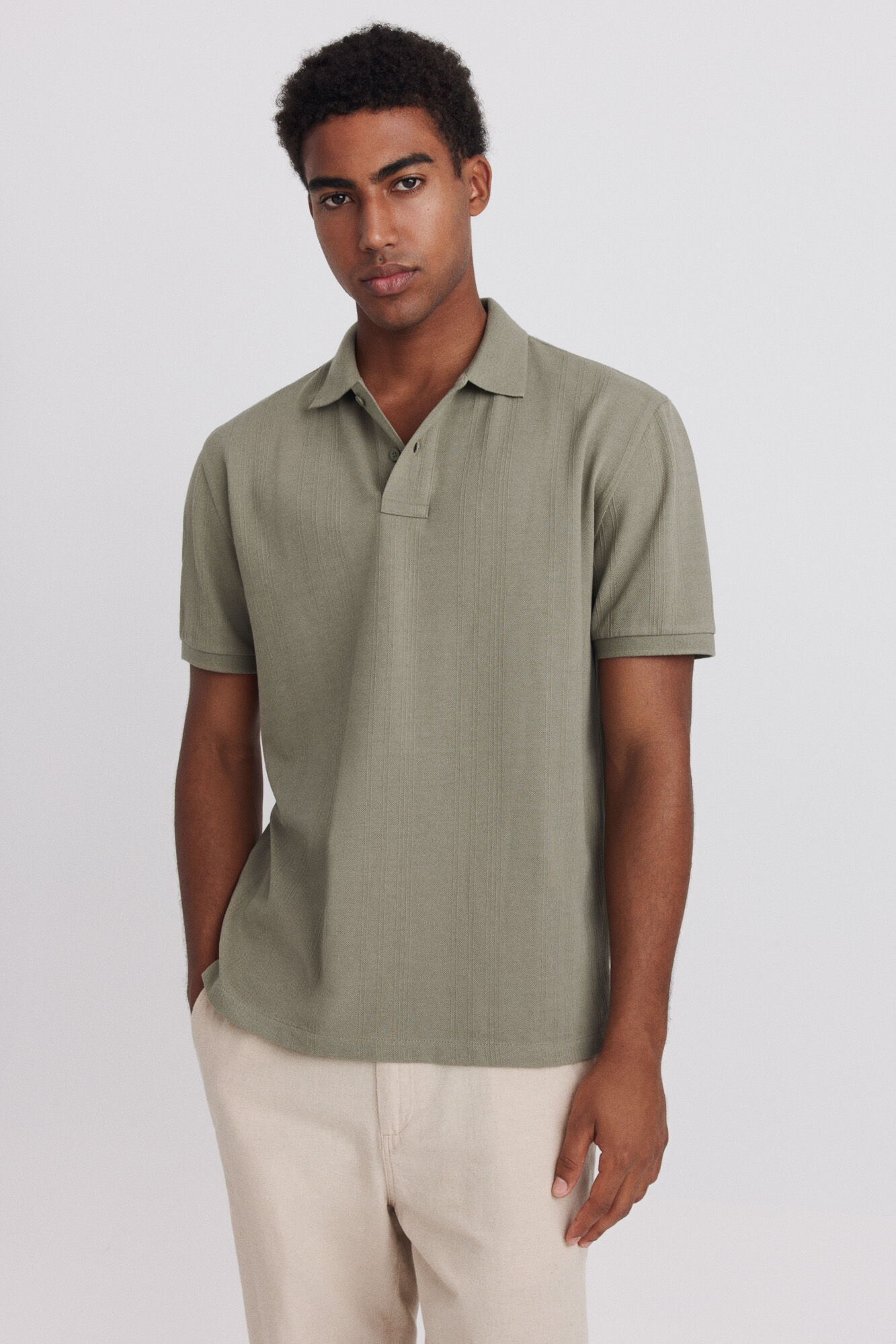 Springfield Polo slim fit com estrutura