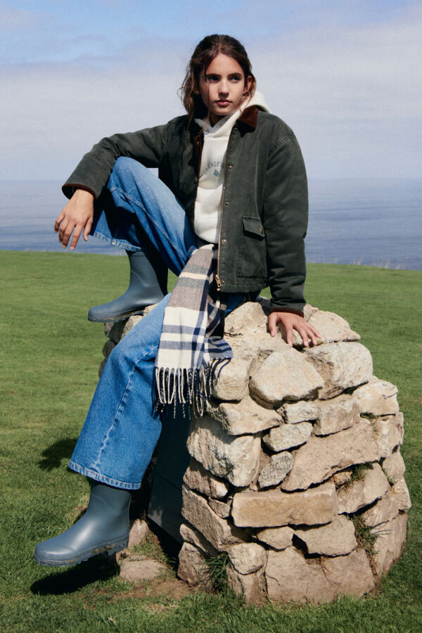 Springfield Kids Detalhes do Parka menina Caqui escuro