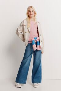 Springfield Kids Jeans culotte para menina