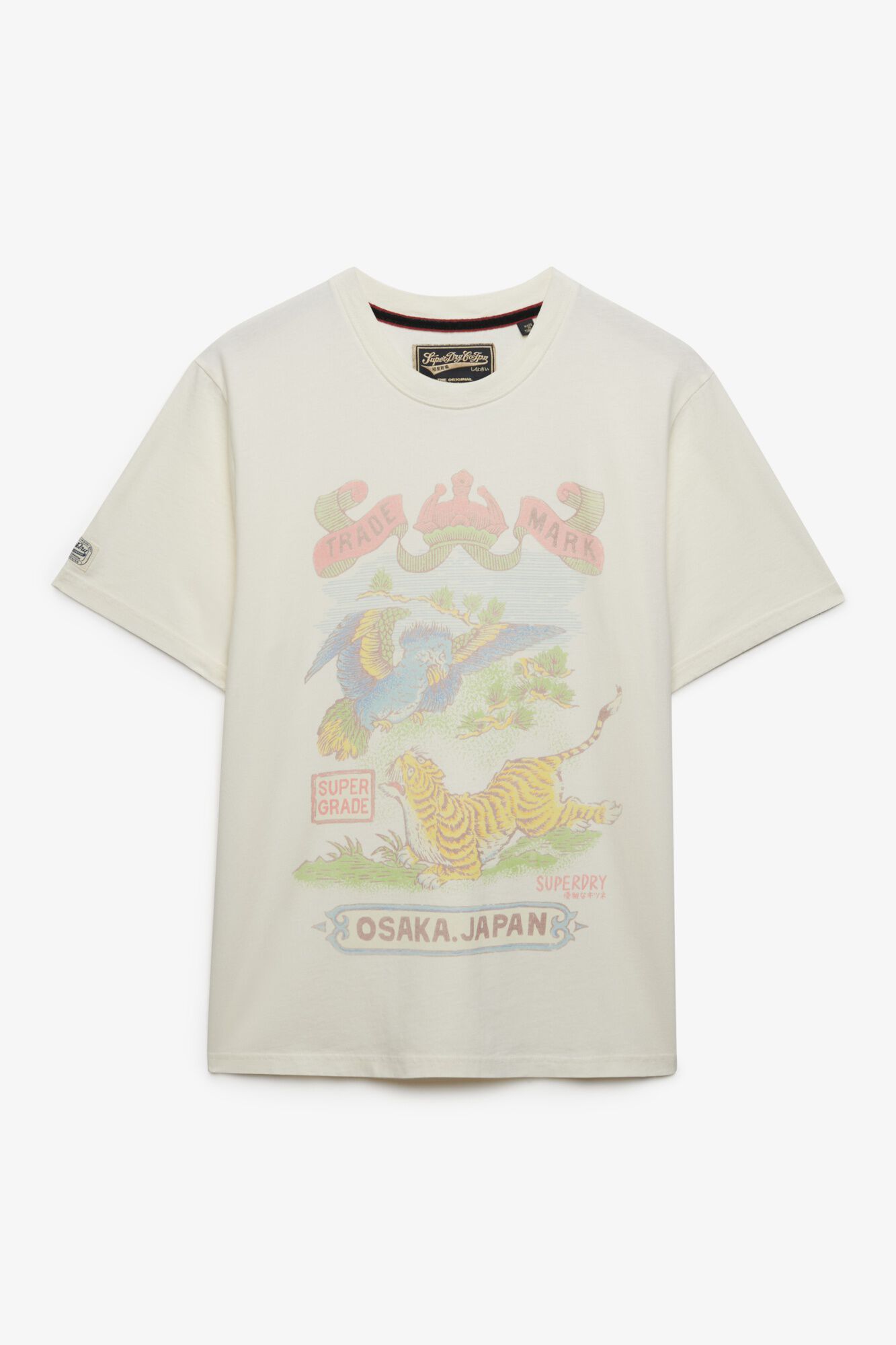 Superdry Camiseta manga corta dibujo japon&eacute;s delantero