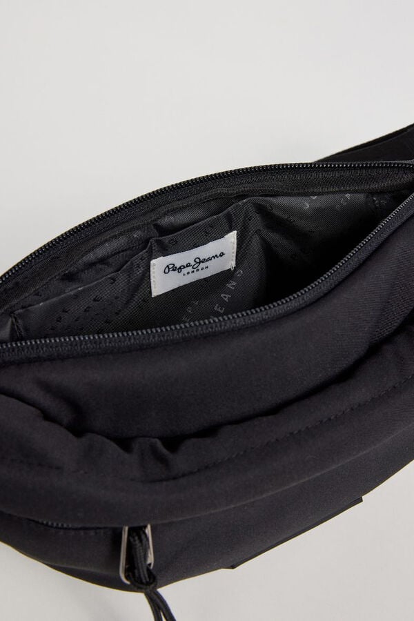 Pepe Jeans Bolsa de cintura com v&aacute;rios bolsos preto