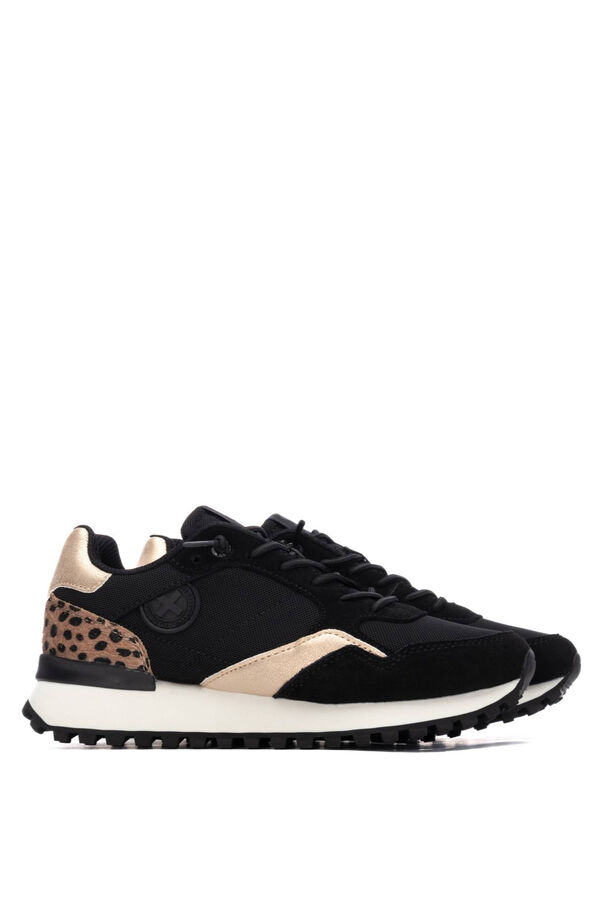 XTI Sapatilha animal print preto