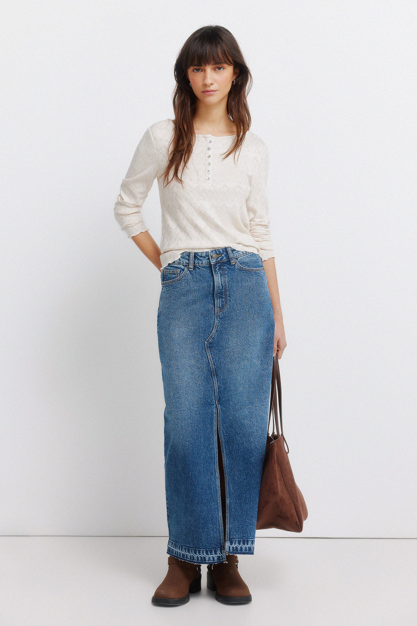 Springfield Falda vaquera midi