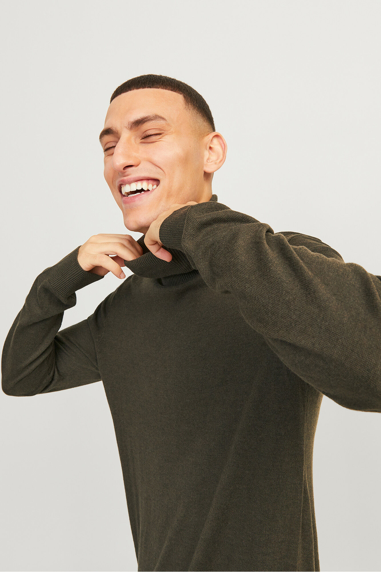 Jack & Jones Camisola b&aacute;sica de gola alta