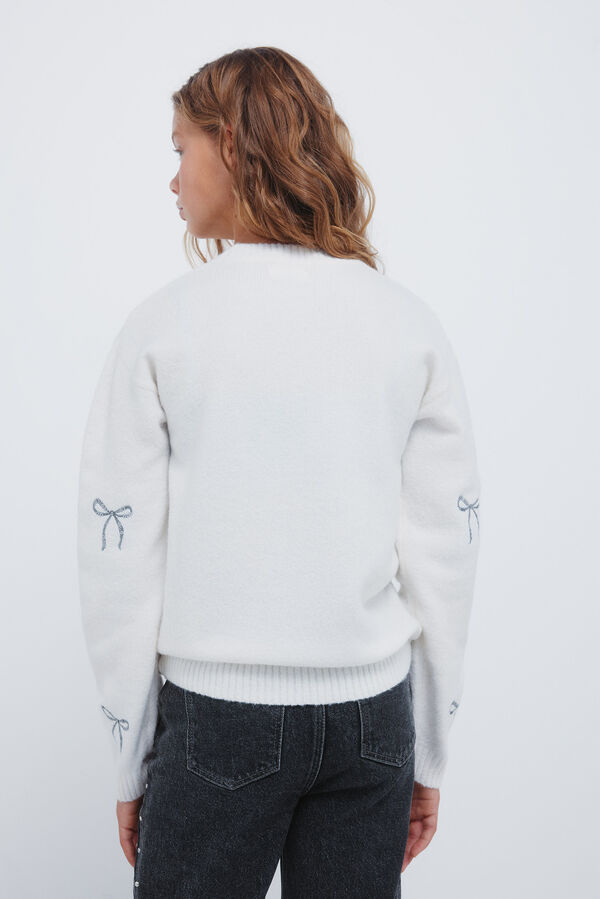 Springfield Kids Camisola de laço para menina bege