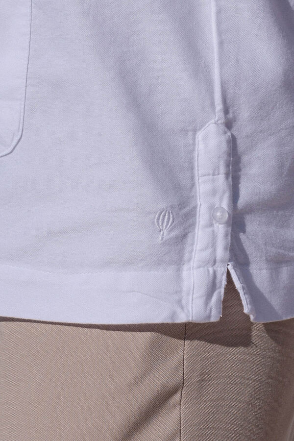 Celopman Camisa Cubana Blanca blanco