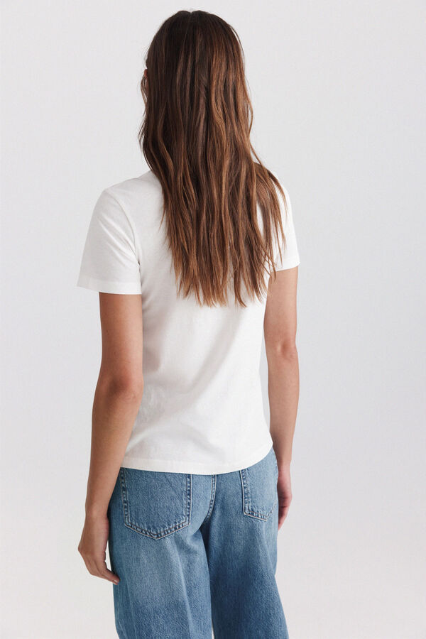 Springfield T-shirt de manga curta Inglaterra branco