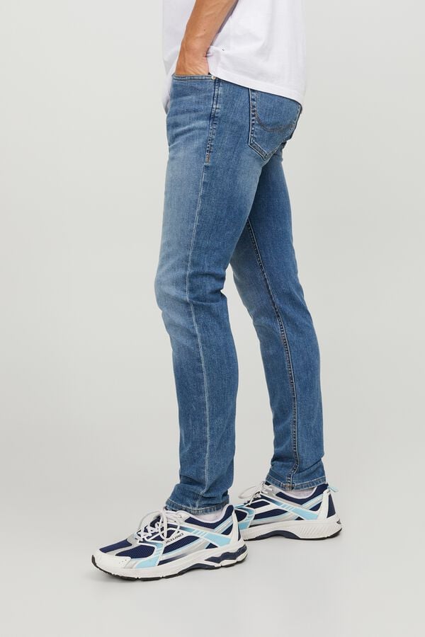 Jack & Jones Jeans slim cinco bolsos azul