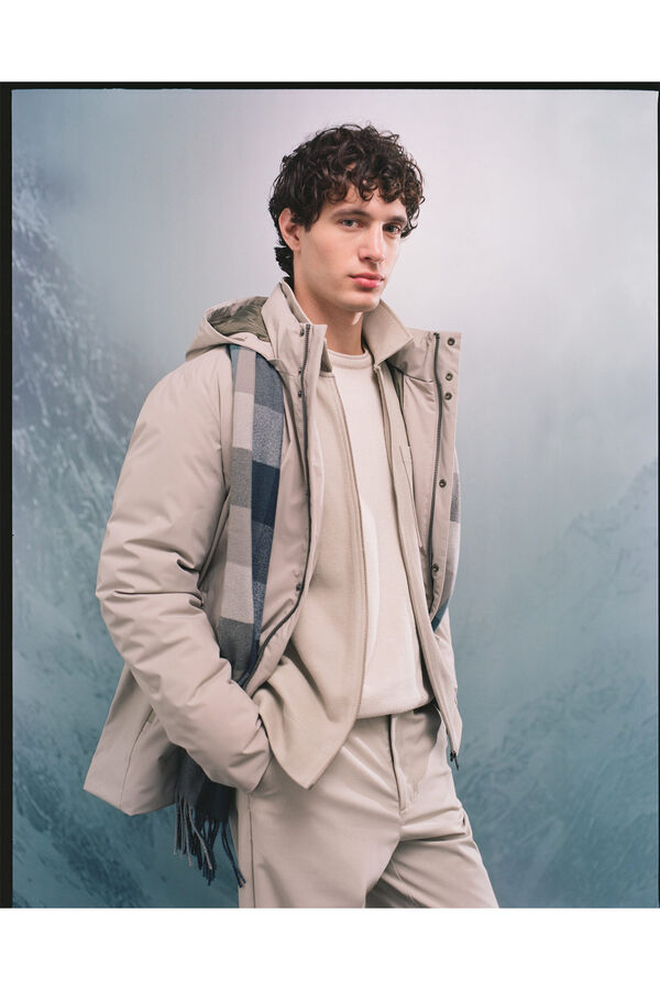 Springfield Parka acolchoada térmica cru