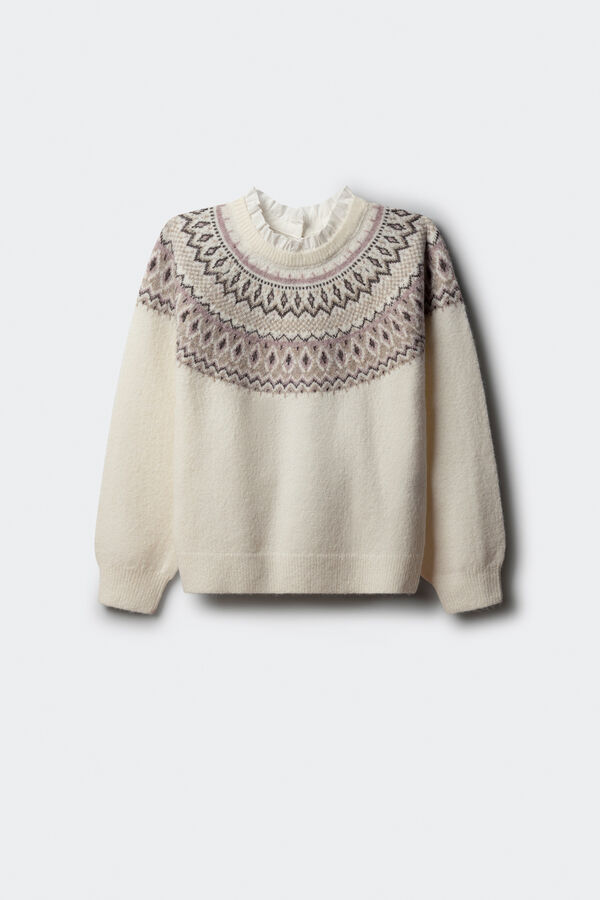 Springfield Kids Camisola grego para menina vison