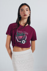 Springfield Camiseta gráfica tropical estampado