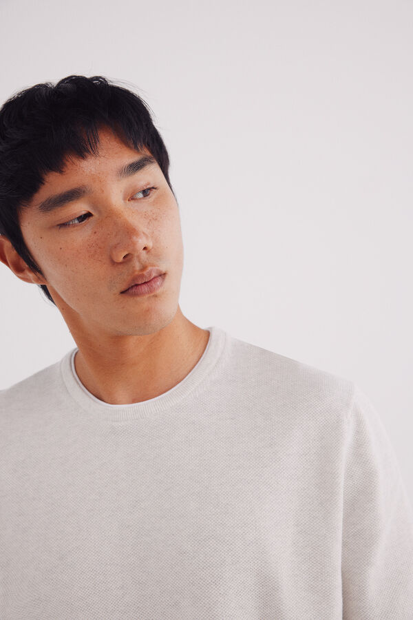 Springfield Camisola estruturada cinzento