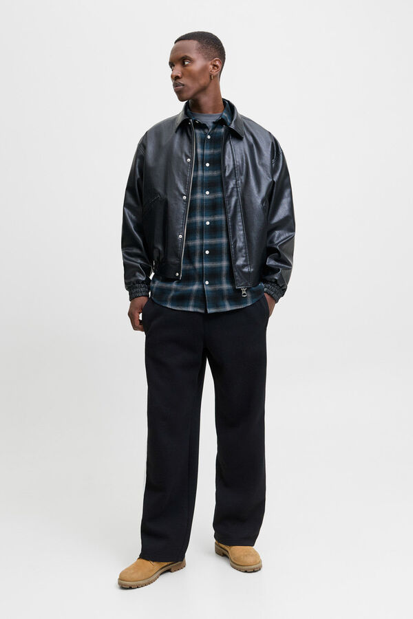 Jack & Jones Camisa xadrez azul