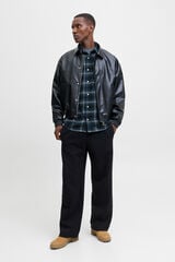 Jack & Jones Camisa xadrez azul