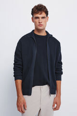 Springfield Zip fastening cardigan cardigan blue