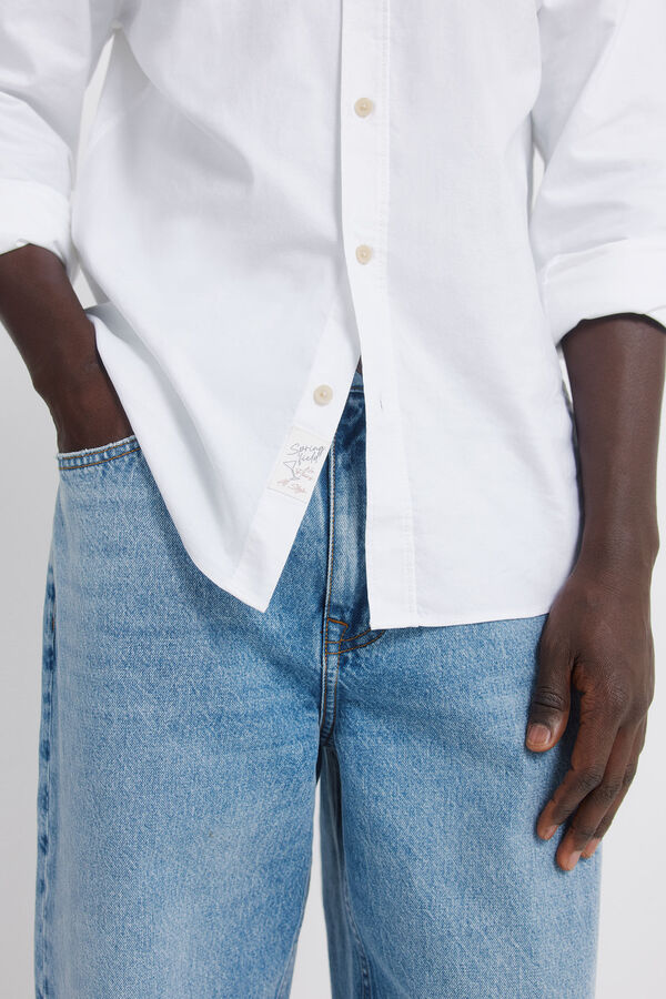 Springfield Camisa Oxford leve branco