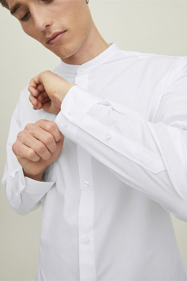 Jack & Jones Camisa gola mao branco