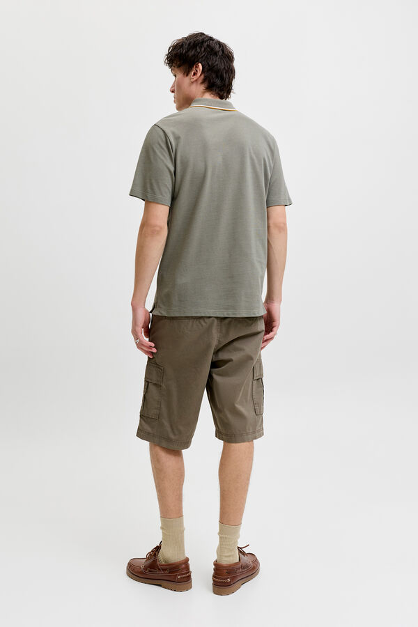 Jack & Jones Polo em piqu&eacute; com logo estampado